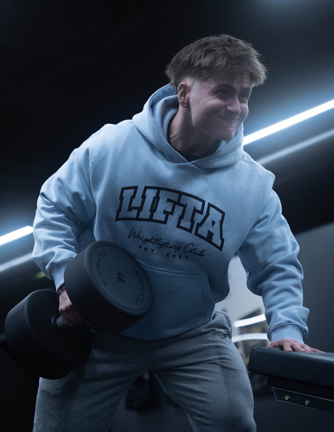 Club Pullover Hoodie - Sky Blue