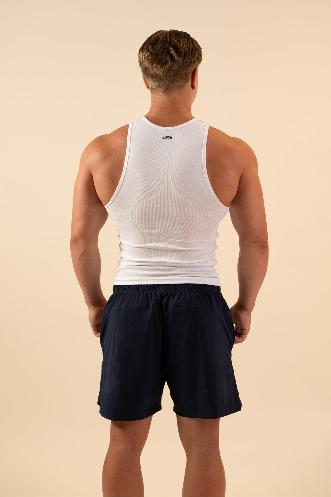 Core Ribbed Tank Top - Pure White