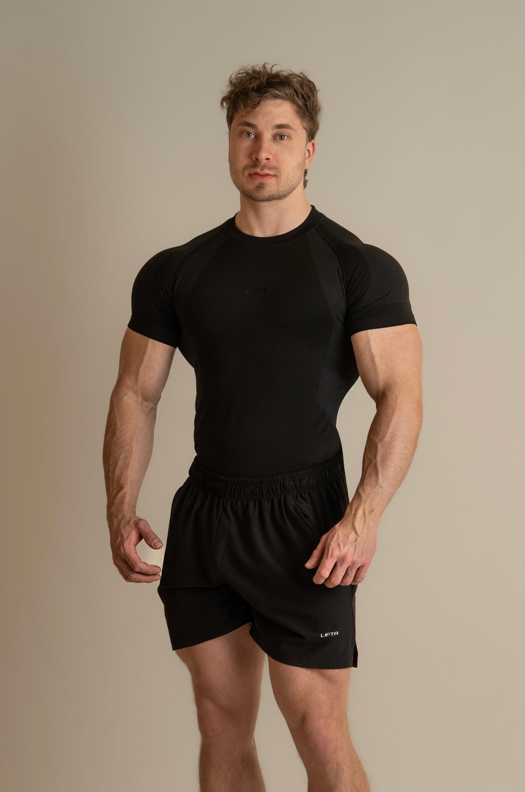 Core Compression Tee - Jet Black