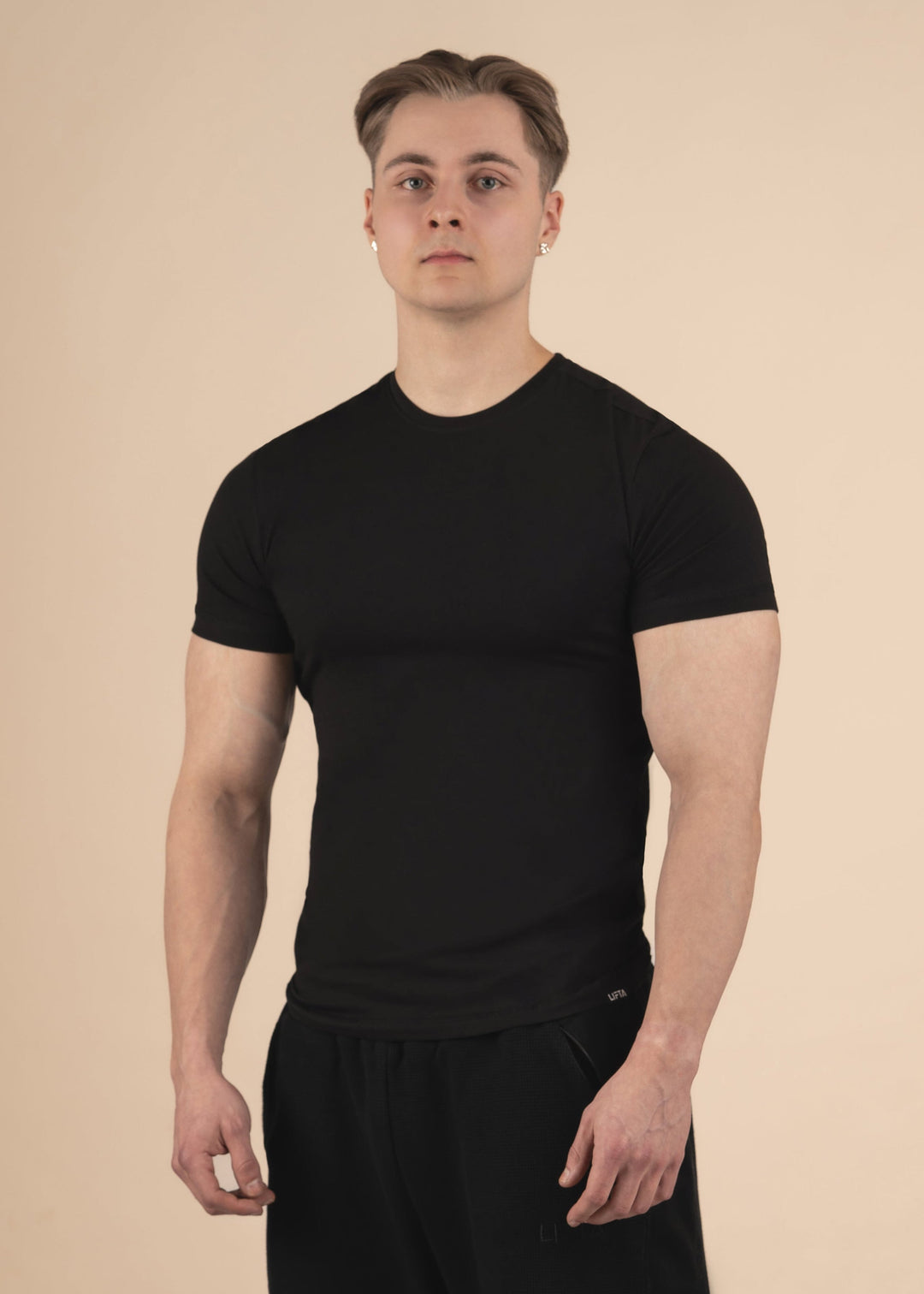 Core Slim Fit Tee - Pure Black
