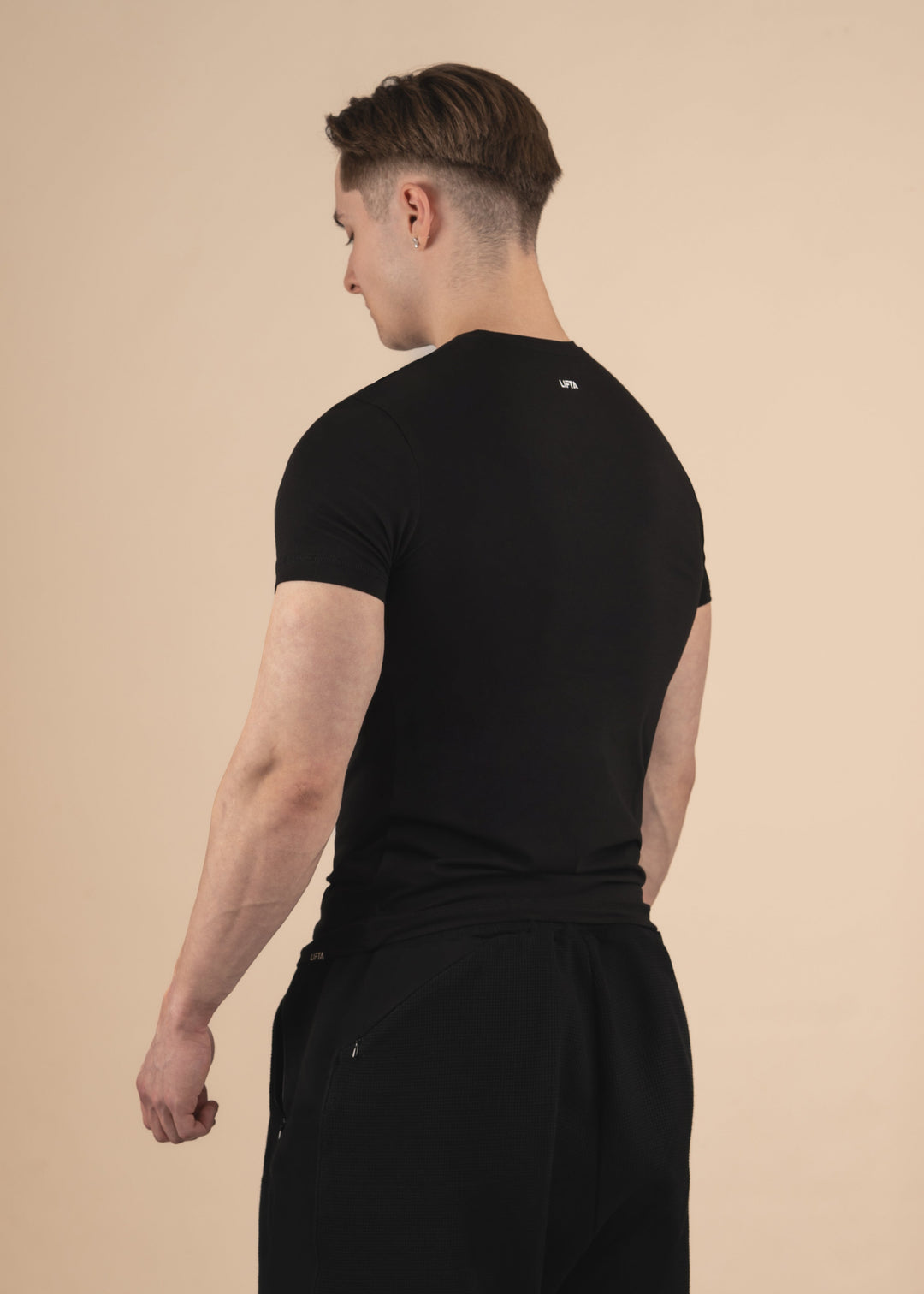 Core Slim Fit Tee - Pure Black