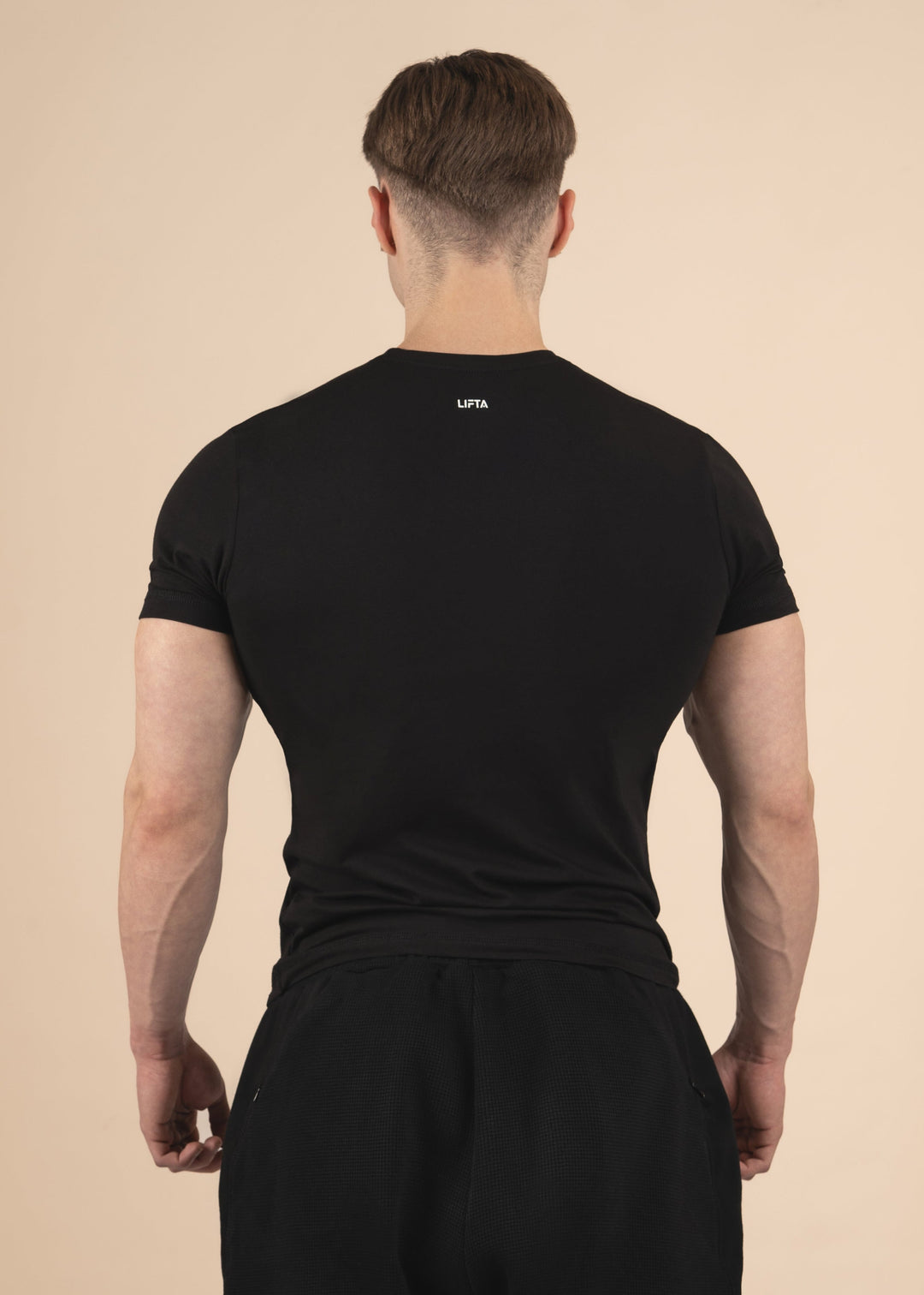 Core Slim Fit Tee - Pure Black