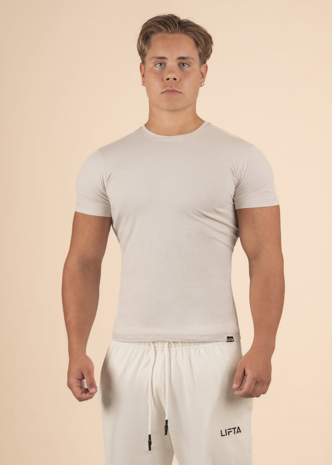 Core Slim Fit Tee - Sand
