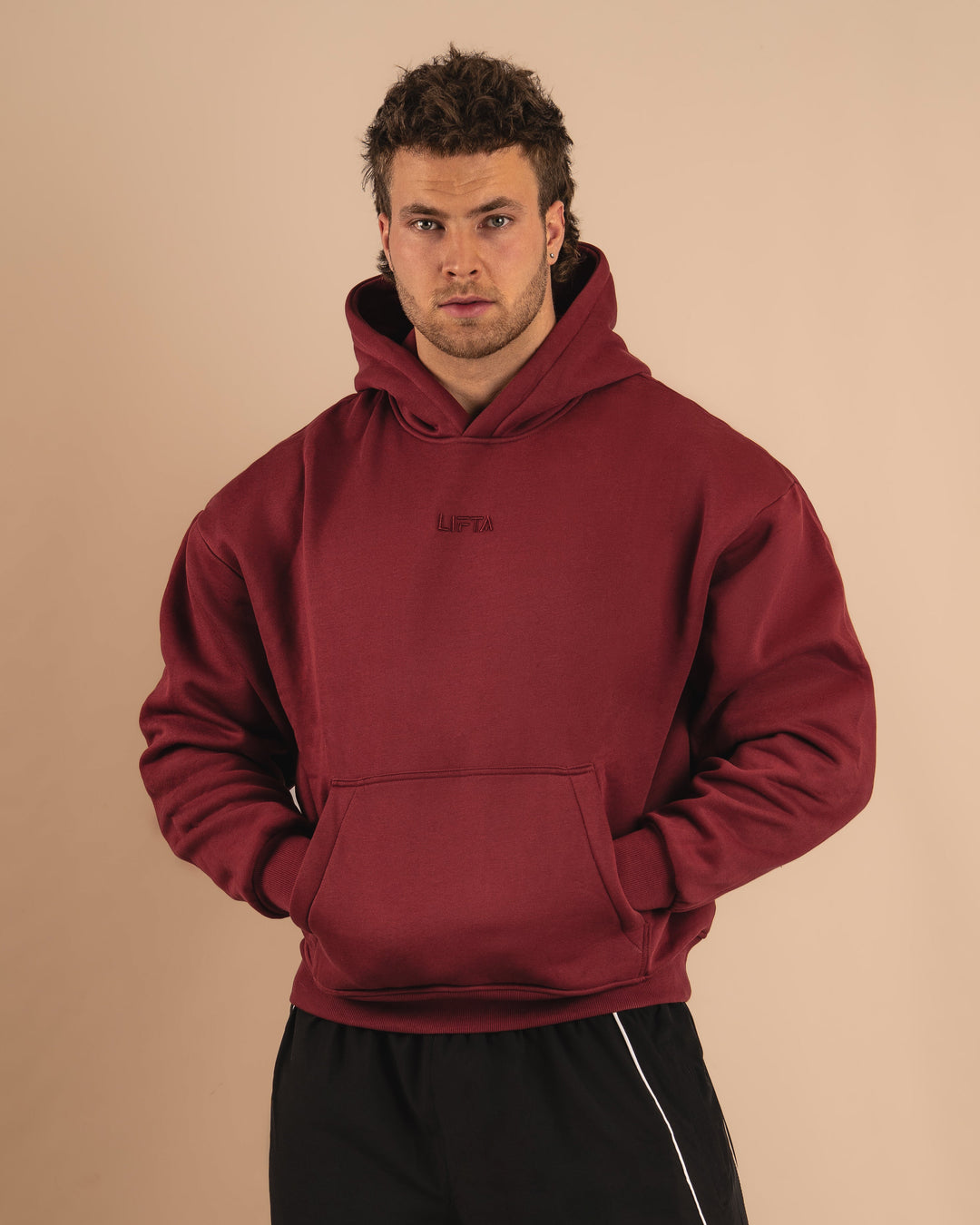 Core Pullover Hoodie - Burgundy