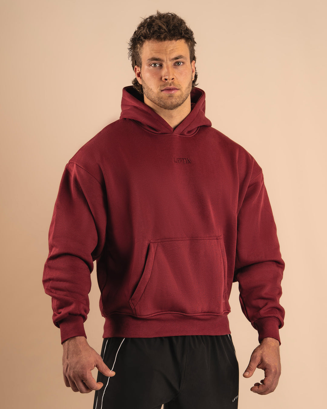 Core Pullover Hoodie - Burgundy