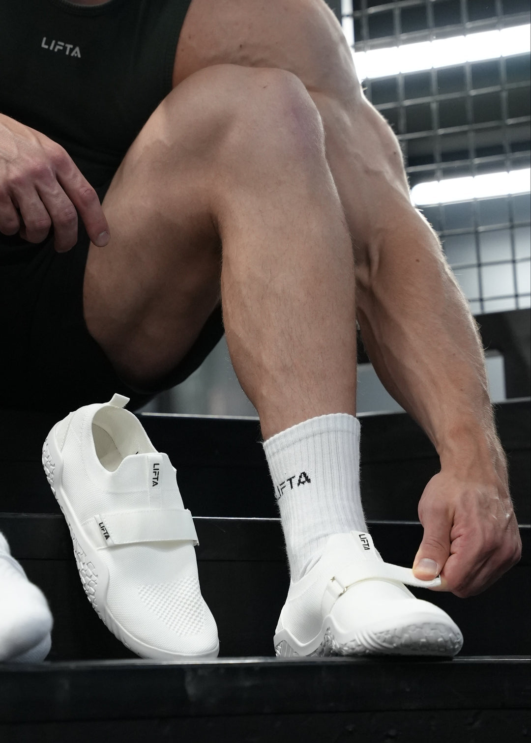 Treeni-Slipperit - Pure White