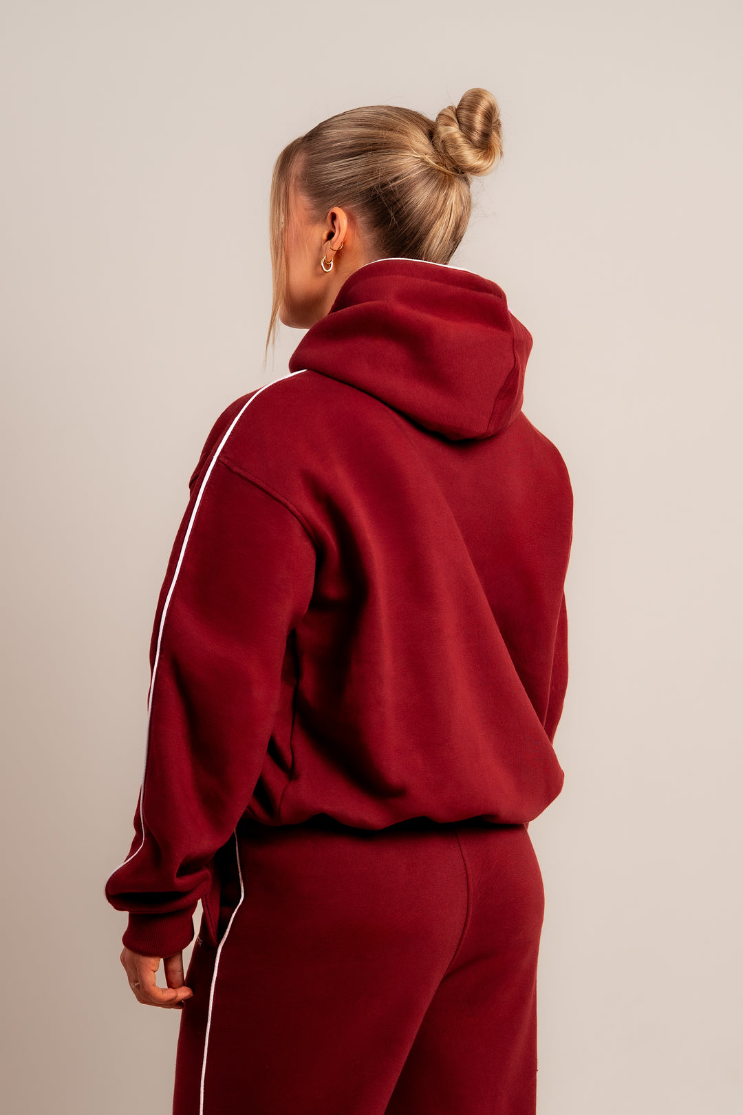 Axis Pullover Huppari - Burgundy