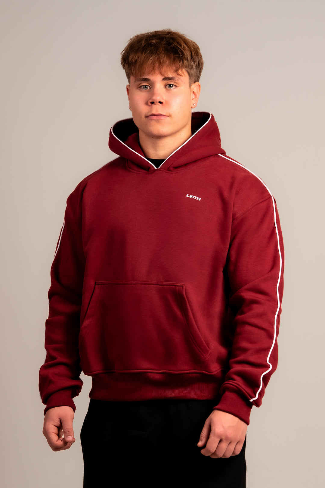 Axis Pullover Huppari - Burgundy