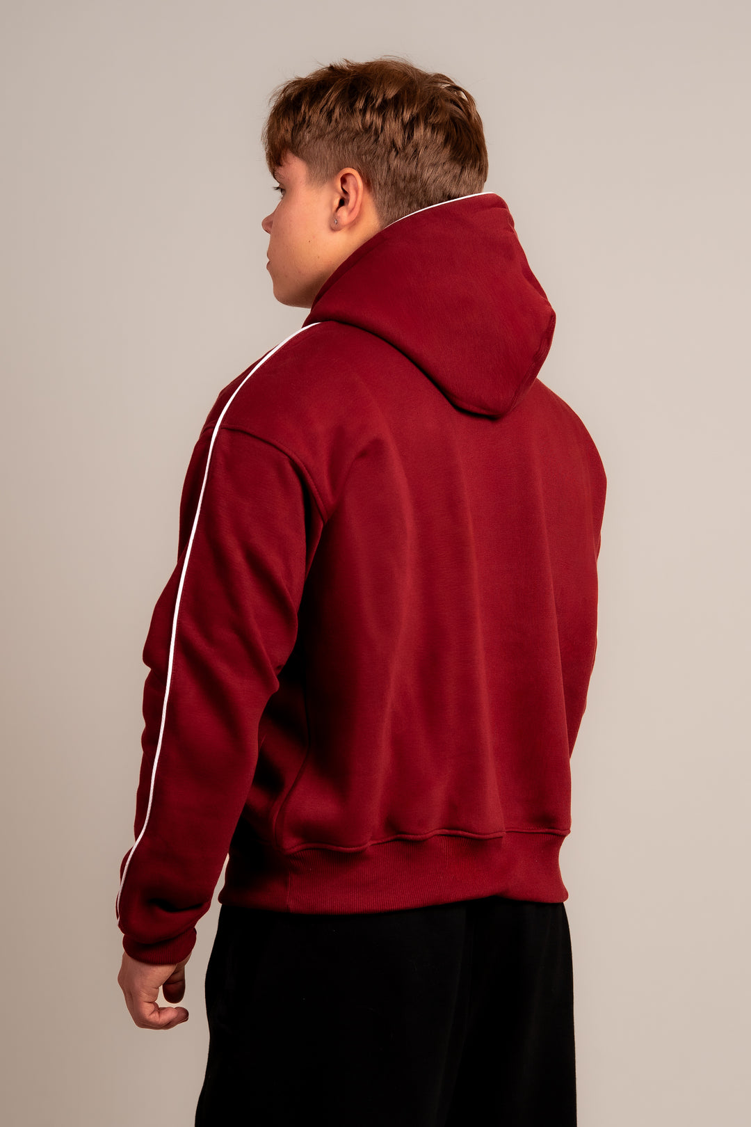 Axis Pullover Huppari - Burgundy
