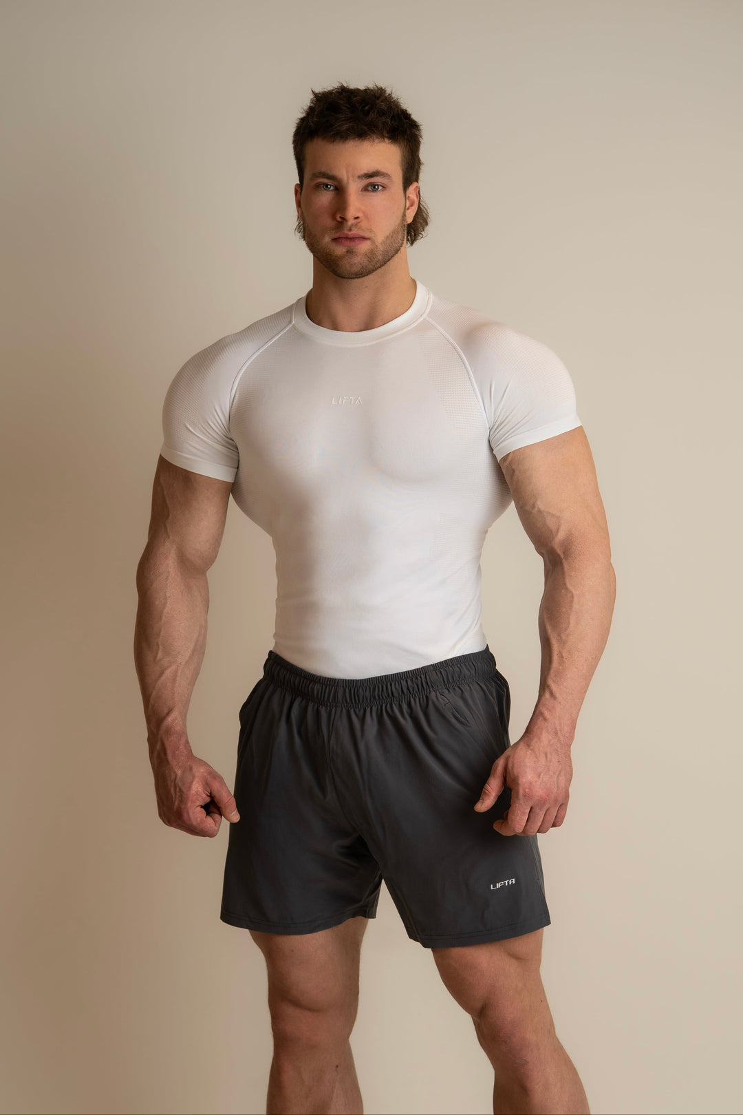 Core Compression Tee - Polar White