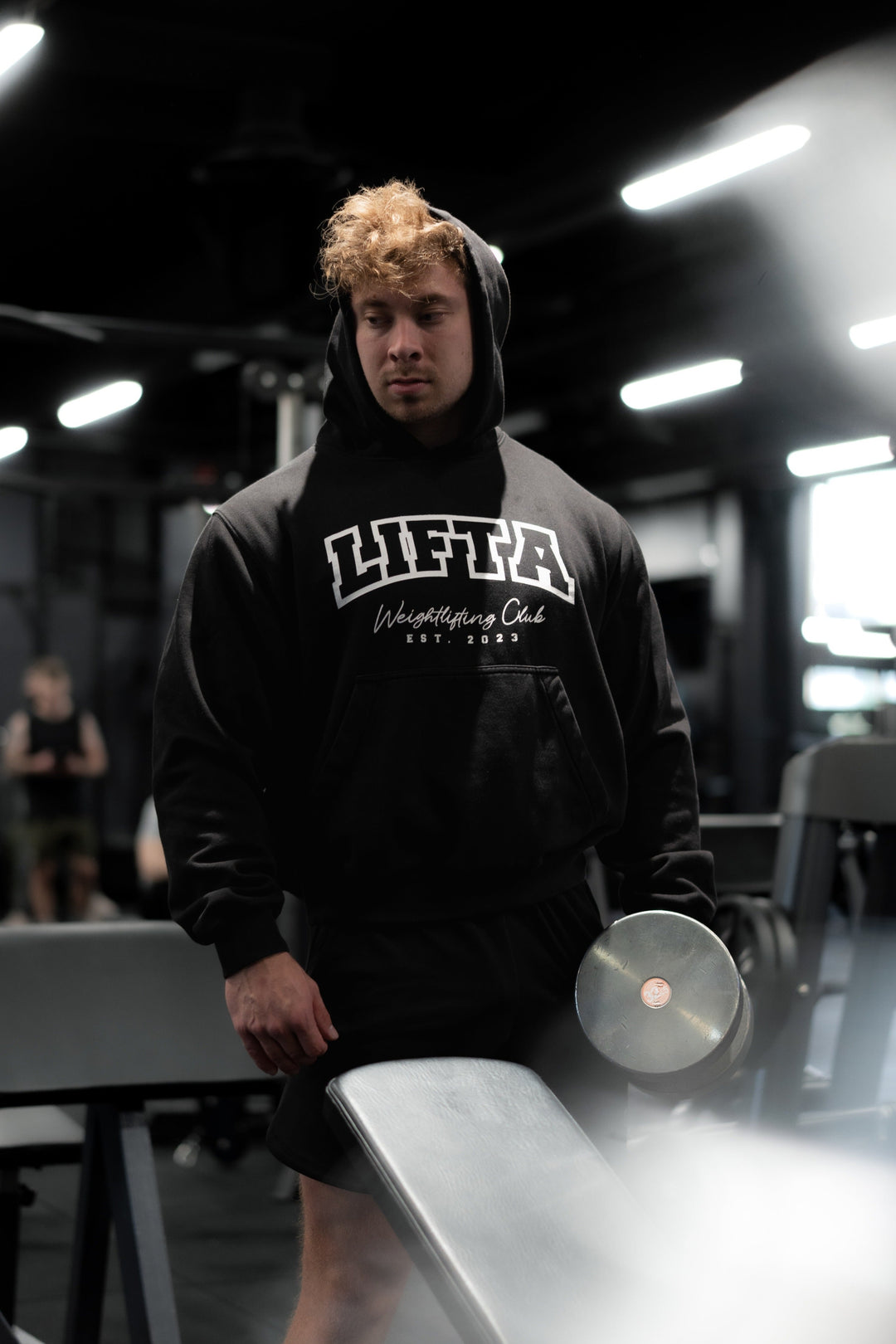 Club Pullover Huppari - Pure Black