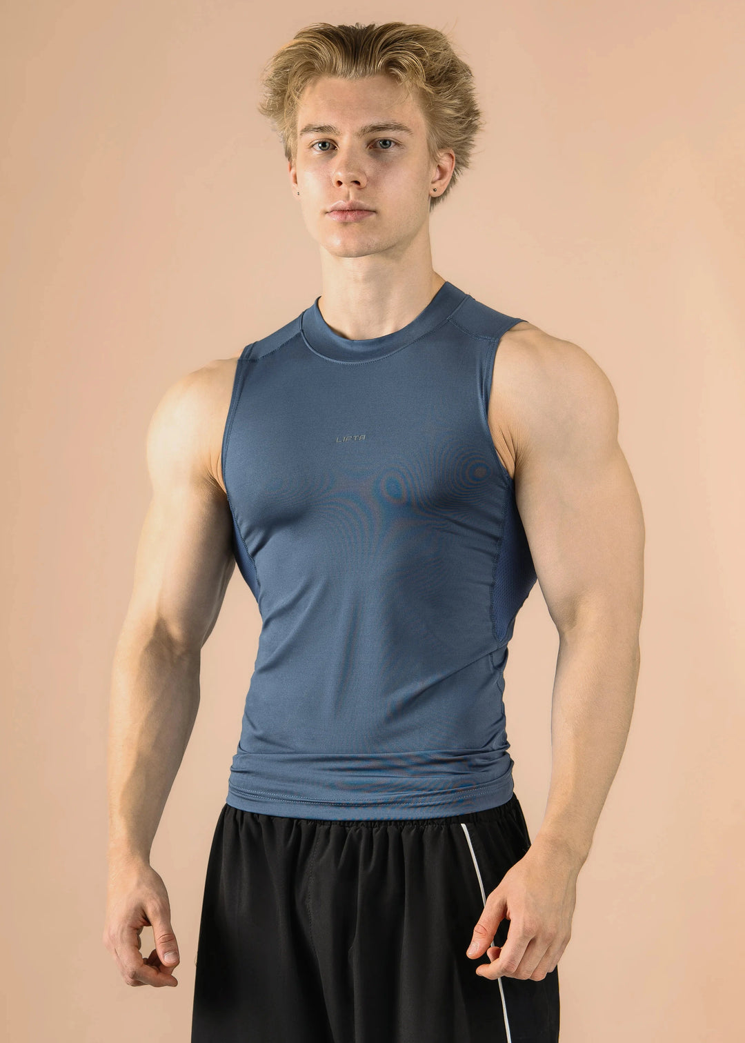 Sport Compression Cutoff - Baltic Blue