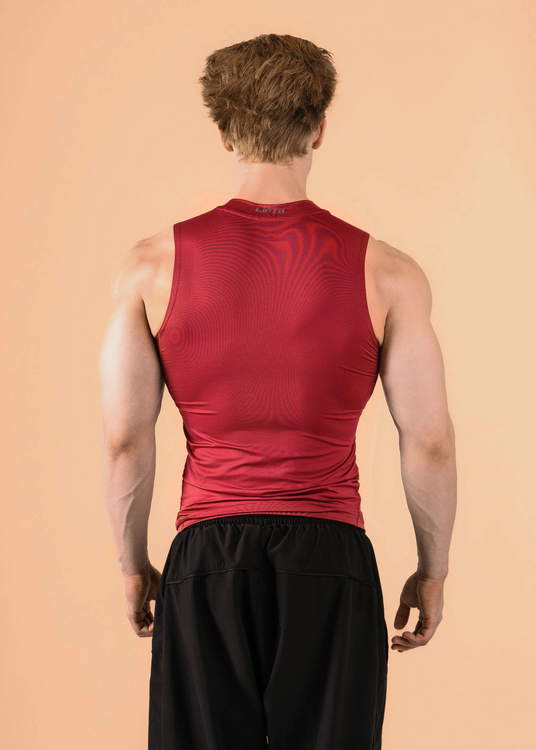 Sport Compression Cutoff - Crimson