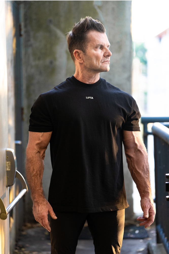 Core Oversize T-Shirt - Pure Black