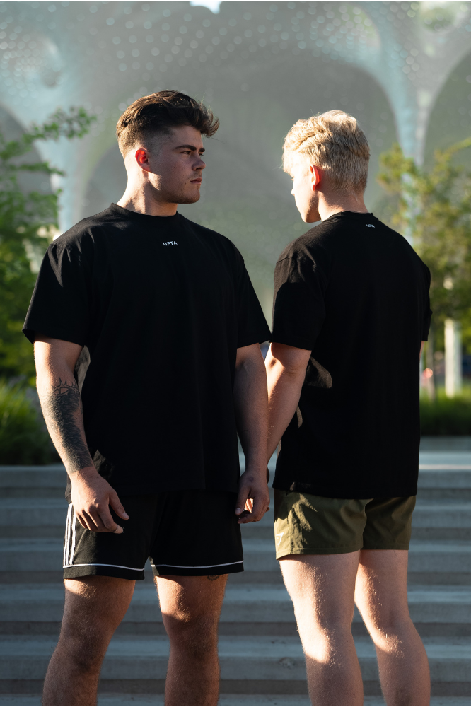 Core Oversize T-Shirt - Pure Black