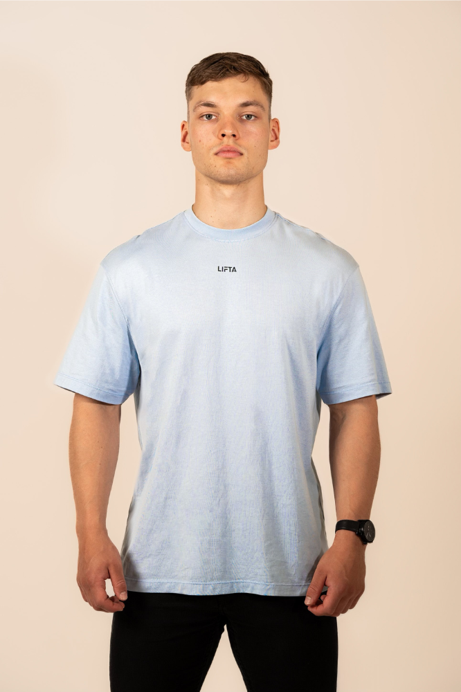 Core Oversize T-Shirt - Sky Blue