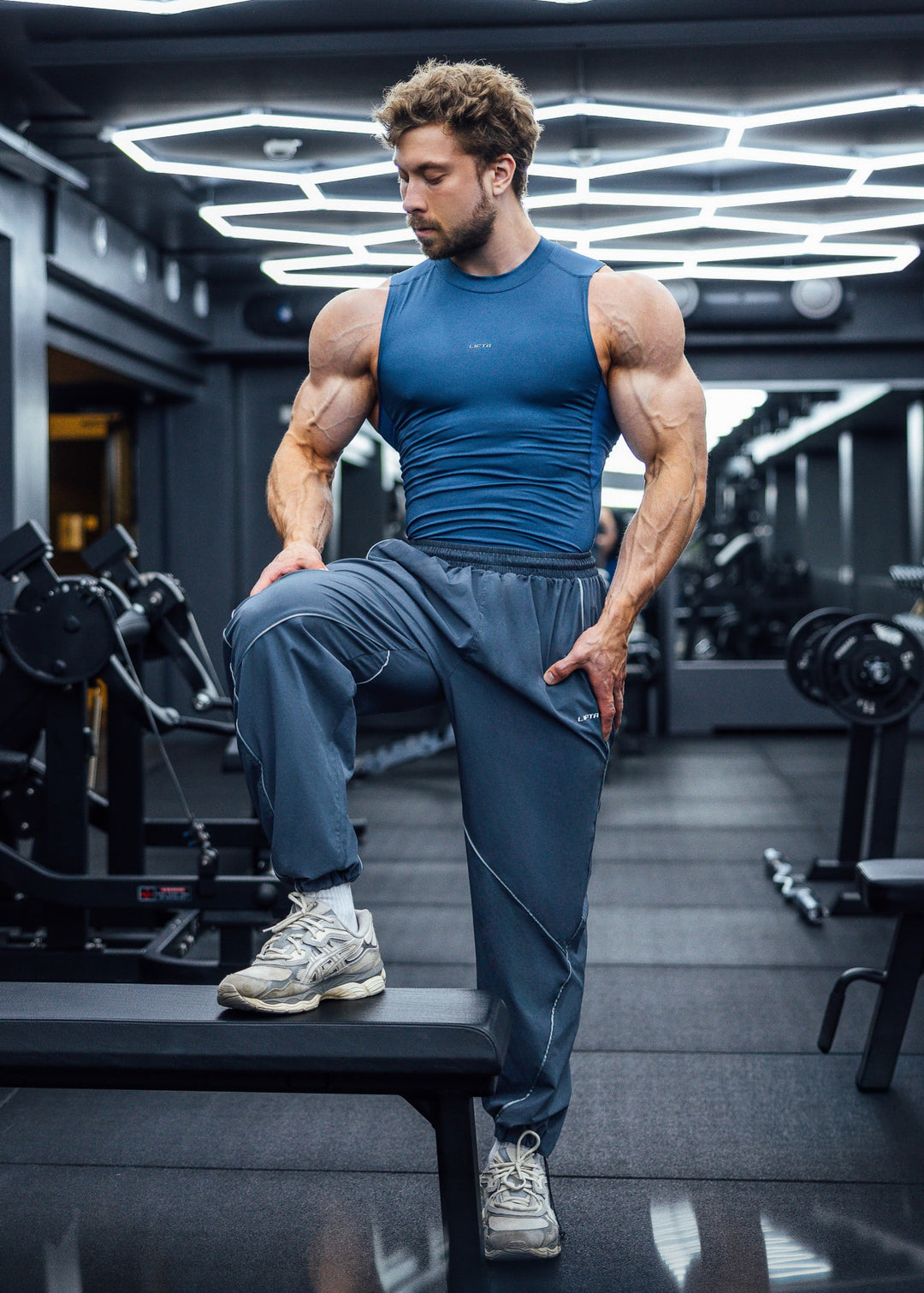Sport Compression Cutoff - Baltic Blue